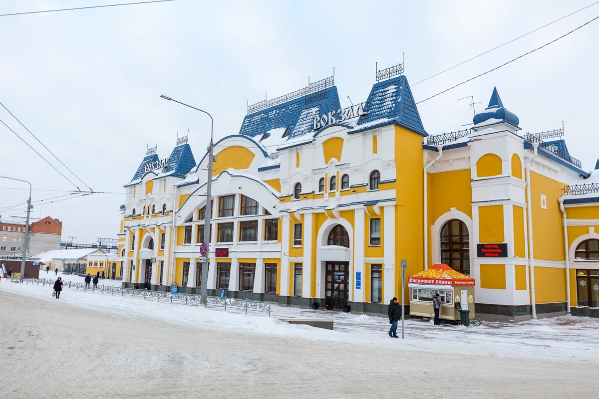 Жд вокзал томск фото