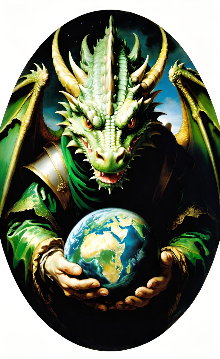 Шар  в яйце. Создано нейросетью ИИ и Безумным Фермером.