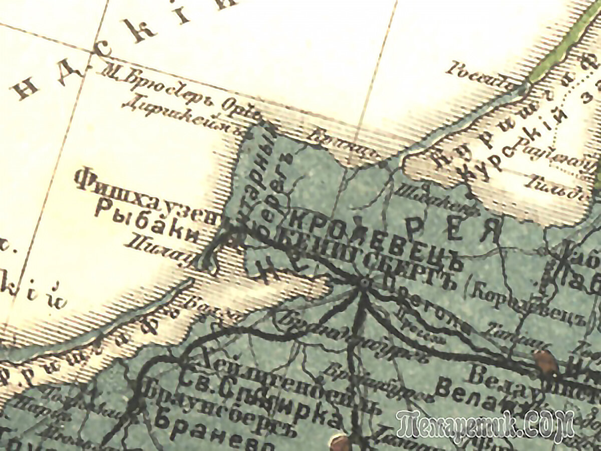 Кролевец. Старинная карта.