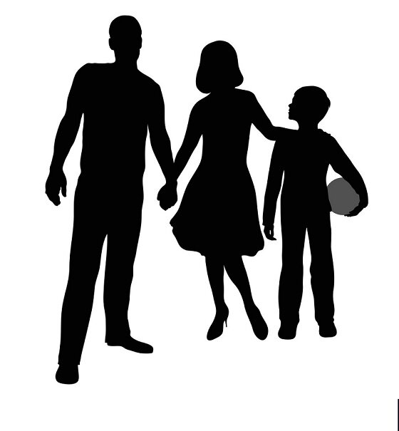 Семья из трех человек