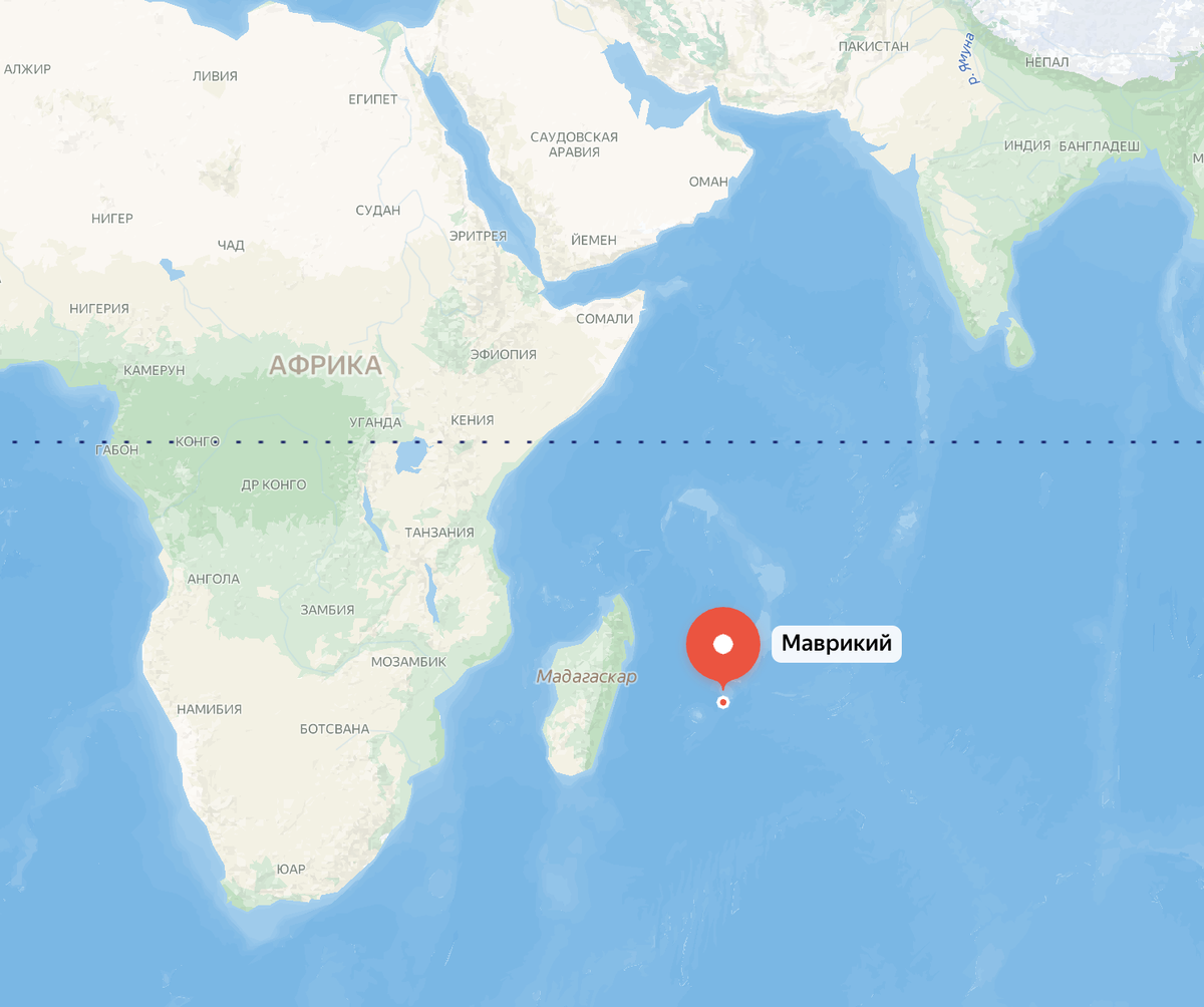 Остров маврикий где находится чья страна карта