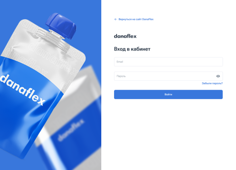 Фото учетной записи в сервисе "Личный кабинет клиента" компании Данафлекс