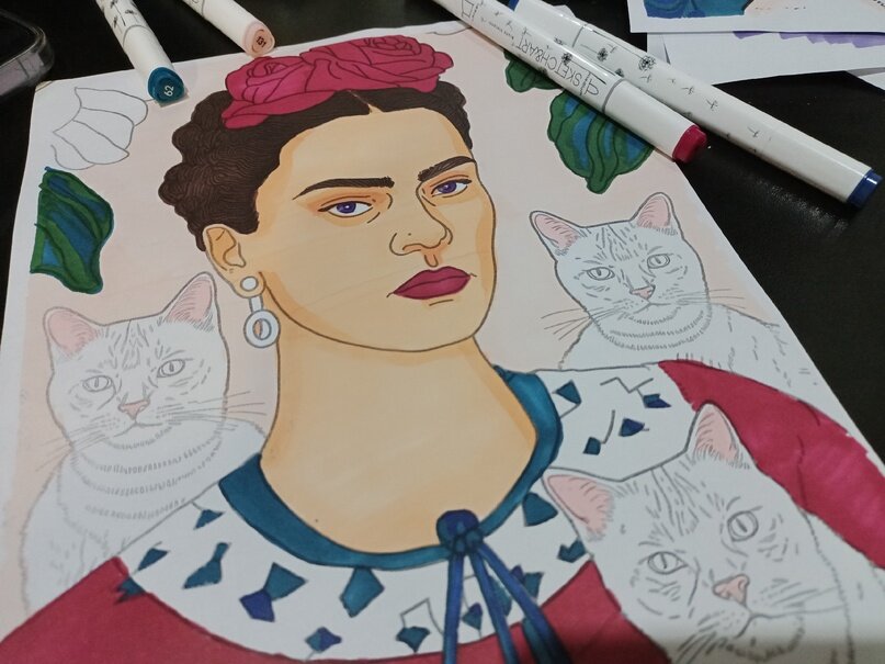 «Серьезные коты Фриды»