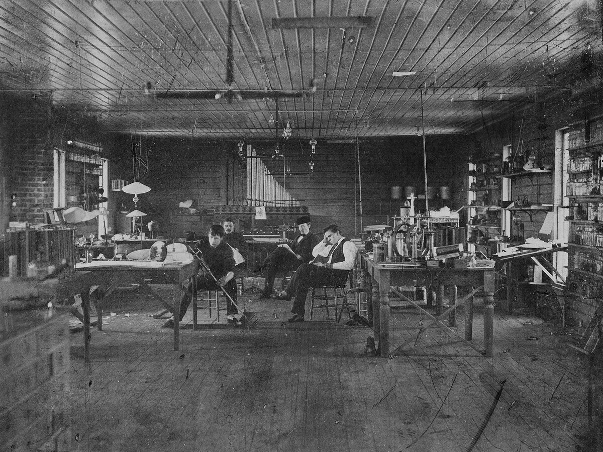 Лаборатория Эдисона в Менло-Парке в Нью-Джерси