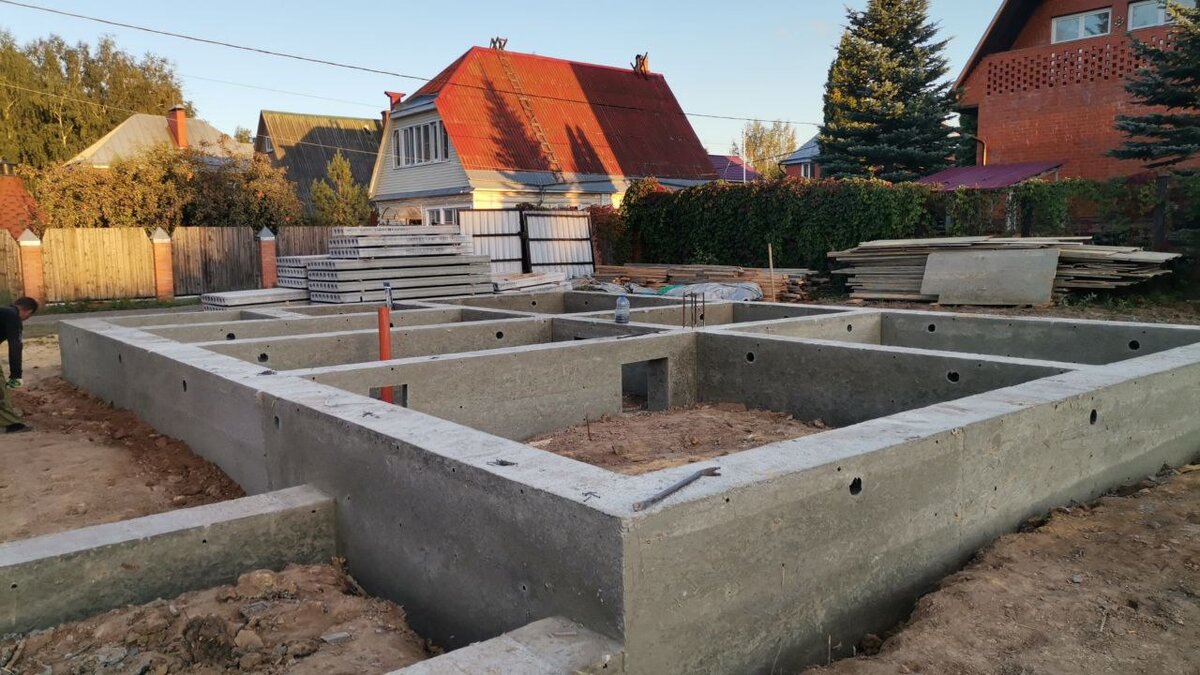 Мелкозаглубленный ленточный фундамент