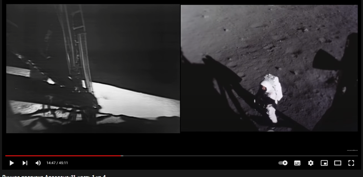 Мы видим, что "астронавт" в тени и даже иногда на "солнце" ходит с поднятым светофильтром.