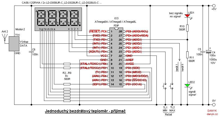 Подключение датчика температуры lm75 к мк atmega8 Пилим беспроводный термометр. ClockFan Дзен