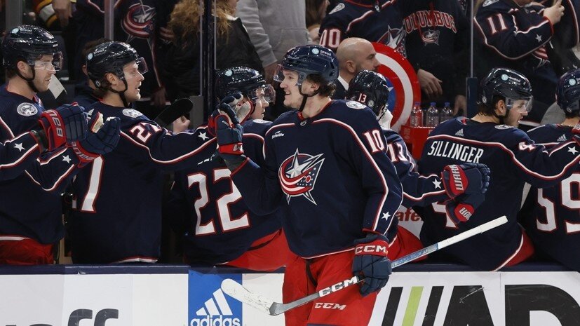     Форвард «Коламбуса» Дмитрий Воронков AP Jay LaPrete