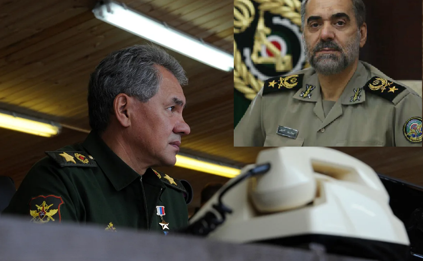 Шойгу и Аштиани. Коллаж на основе фото из откр. источников