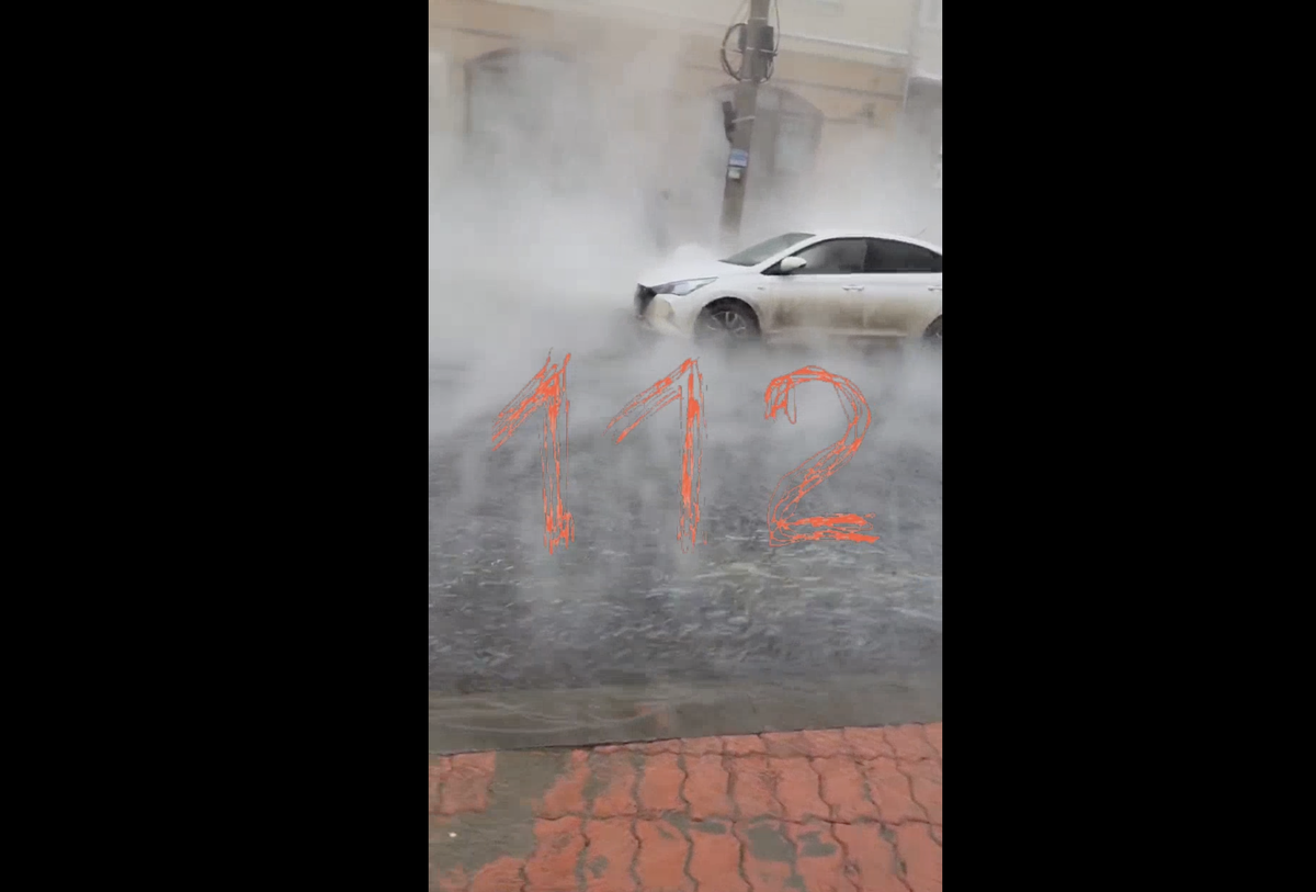    Стоп-кадр из видео канала "112"