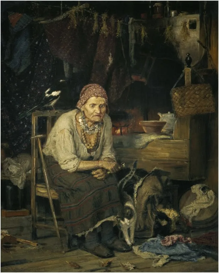 Колдунья ("С нечистям знается"). К. Савицкий. 