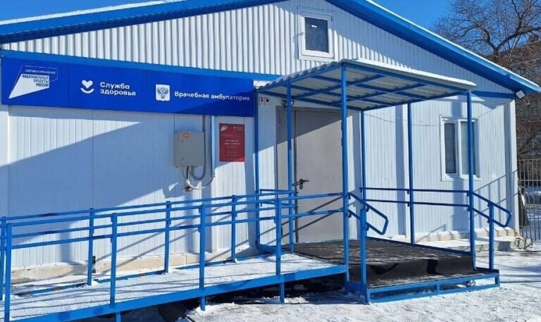    В поселке Первомайский Орска открылась новая врачебная амбулатория Кристина Просвиркина