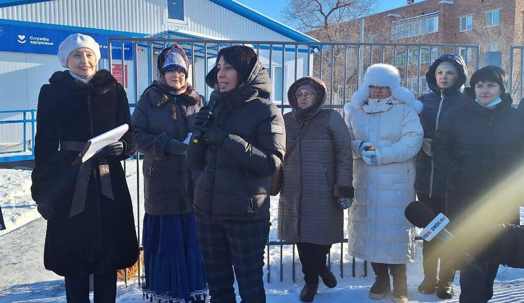  📷    В поселке Первомайский Орска открылась новая врачебная амбулатория Кристина Просвиркина