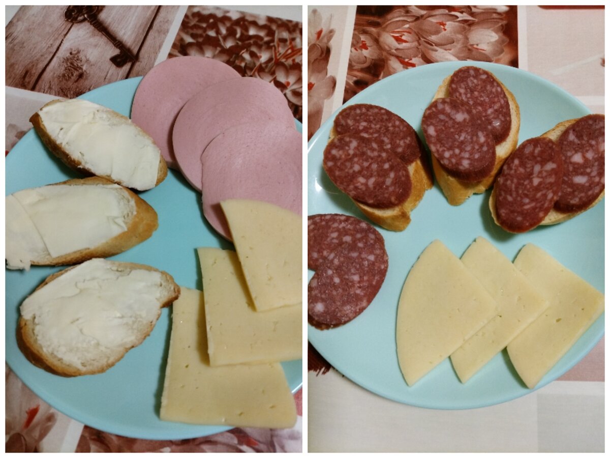 Слева тарелка Ратмира, справа Ярослава.