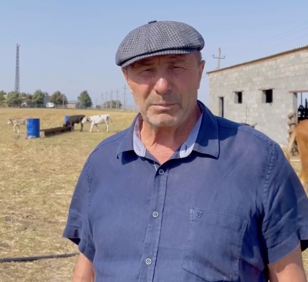 Дахир Чотчаев на своей ферме