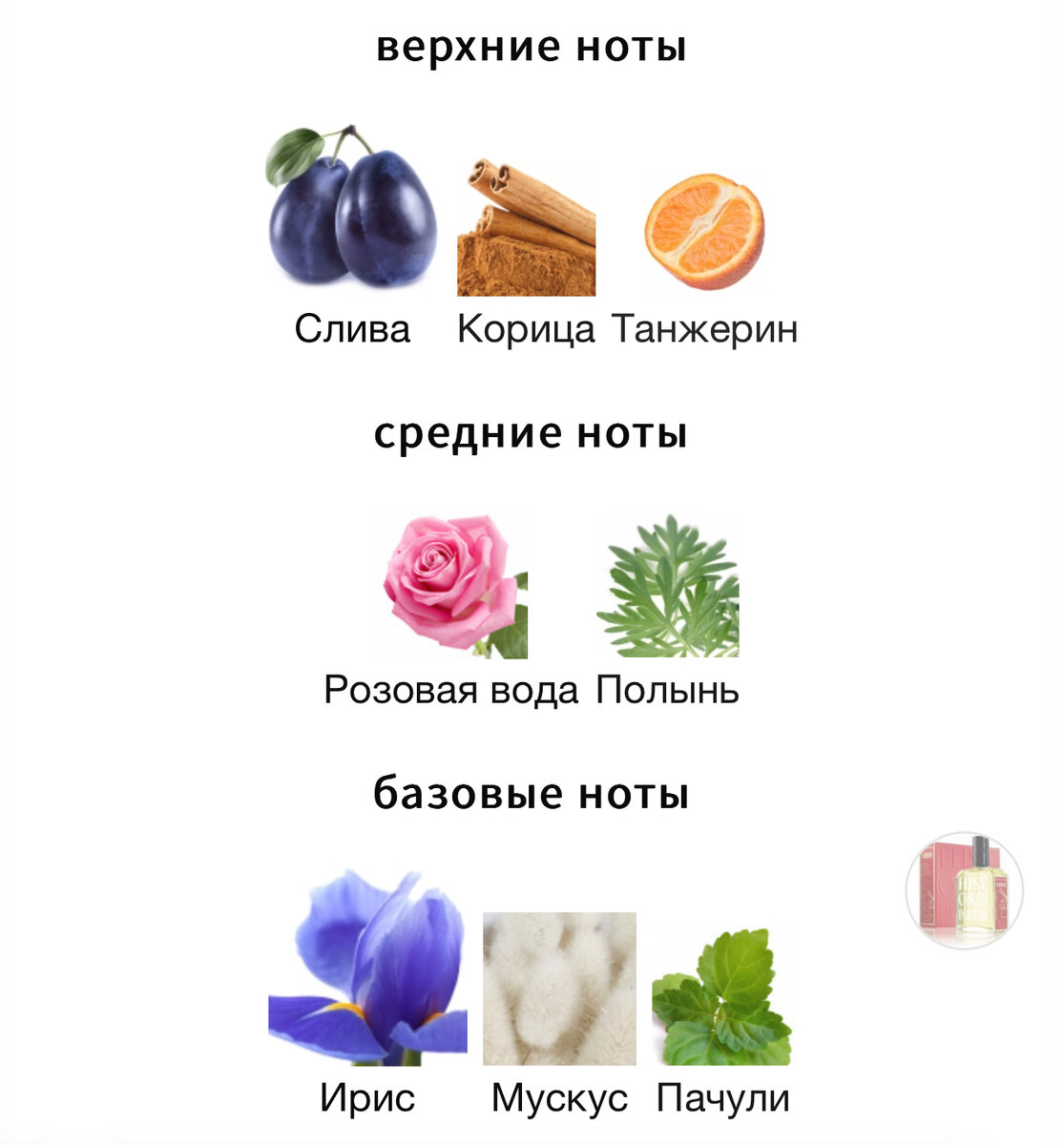 Пирамида аромата Мулен Руж