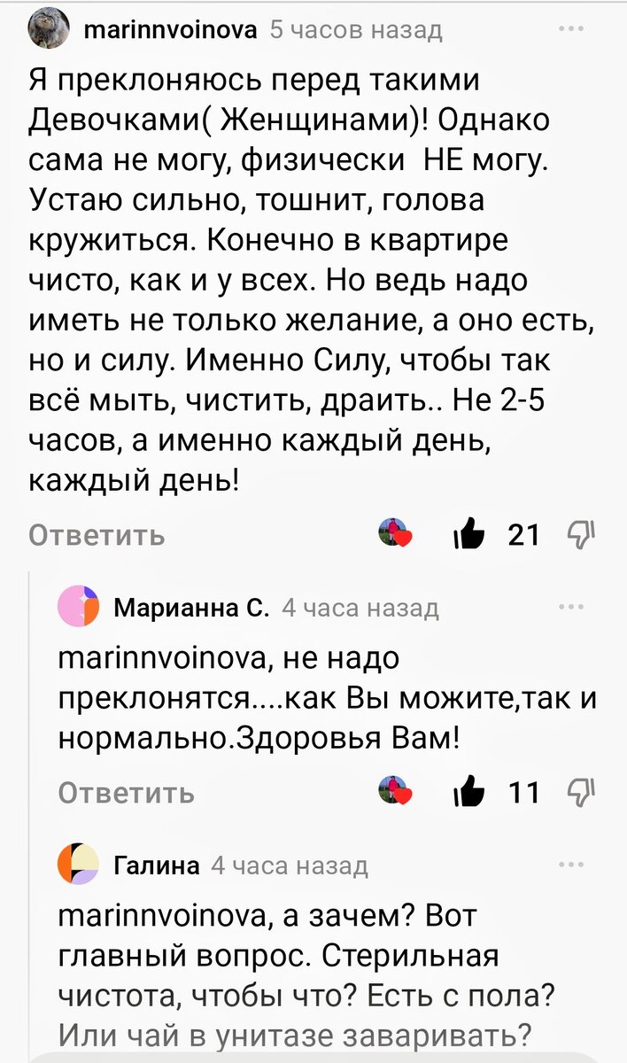 Я преклоняюсь перед женщинами, которые постоянно моют, чистят, драят свой  дом | Алёна Р | Дзен