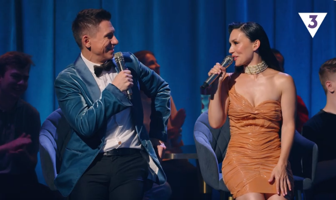 ВЕДУЩИЕ  ШОУ -  ТИМУР  БАТРУТДИНОВ и ОЛЬГА СЕРЯБКИНА