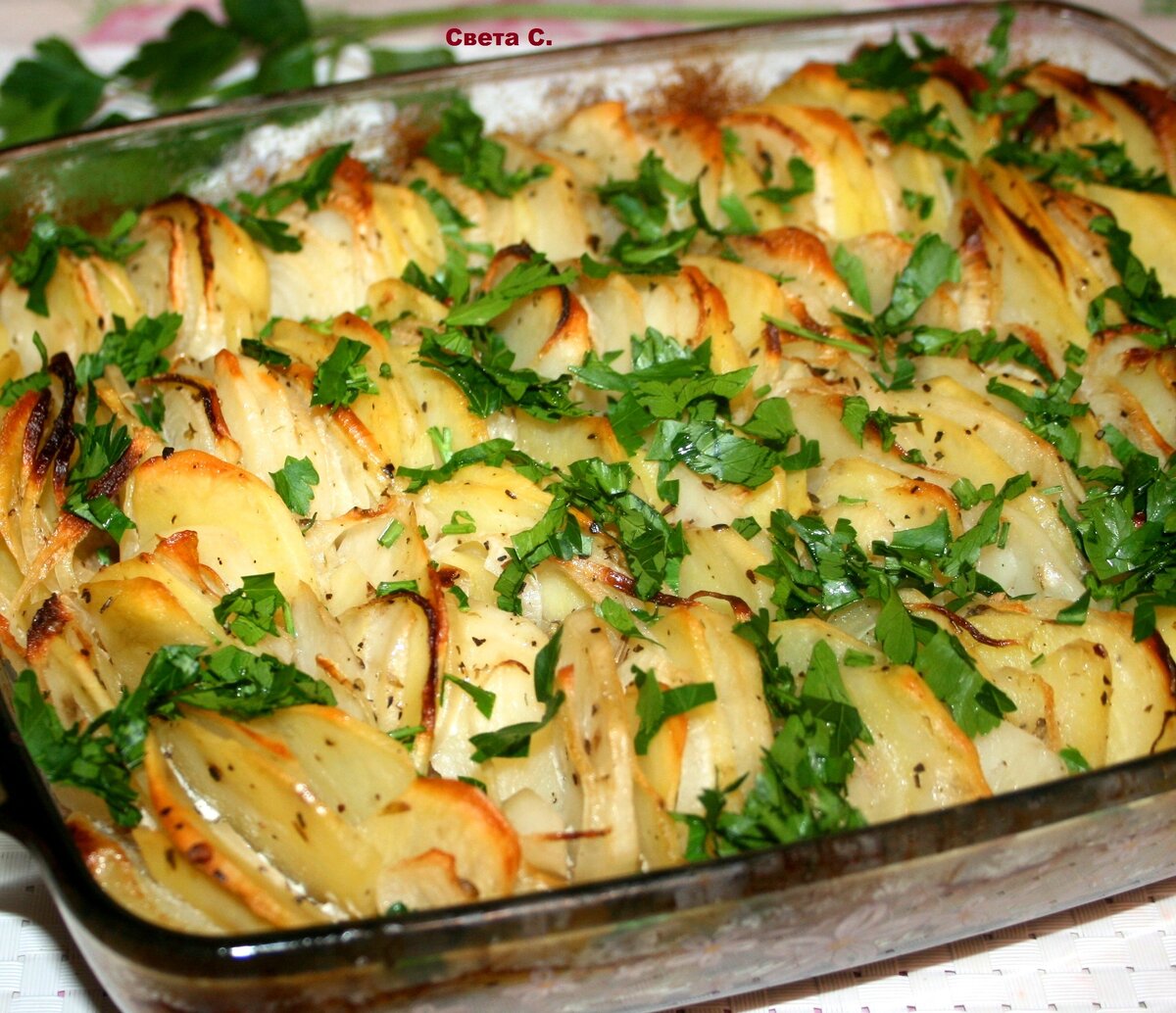 Рыбный фарш с картошкой