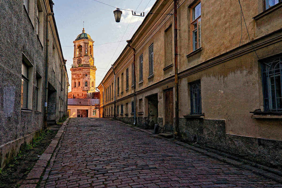 Выборг прогулка по городу