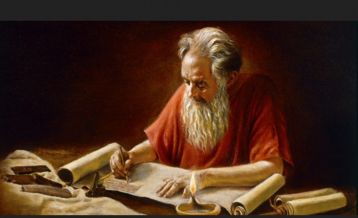 Мудрец со свитком. Древний писатель. Писатель в древности. Человек пишет в древности.