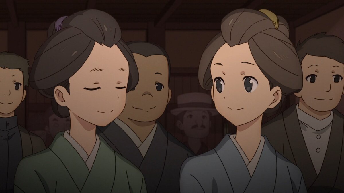 Кадр отличный, девушки прекрасны и адекватны эпохе. Одна проблема - это часть видеоряда, который повторяется несколько раз.