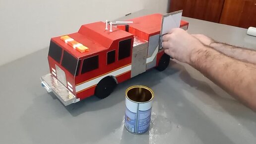 старинная модель пожарной машины