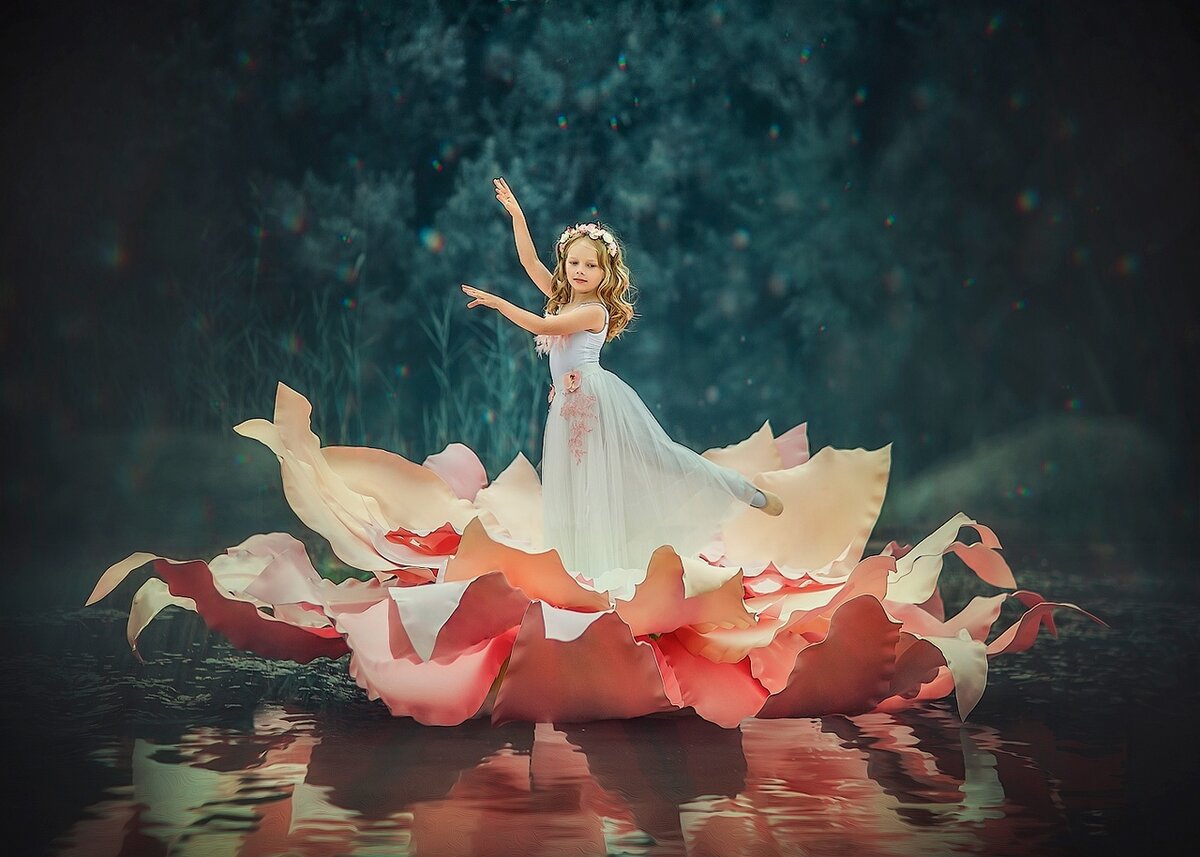 Фотограф и автор декораций Светлана Кобяк. Модель Василиса Семёнова