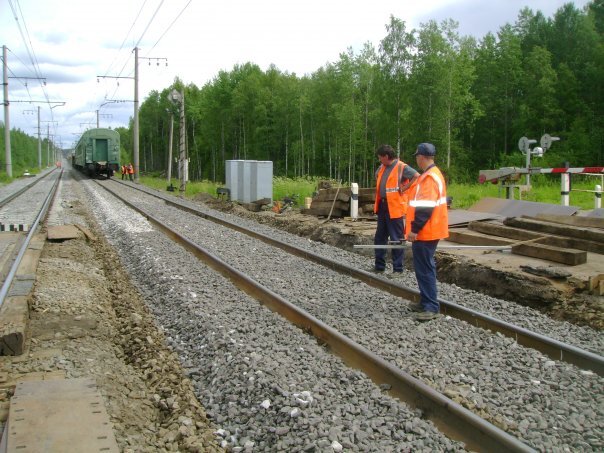Ремонт железнодорожного переезда
