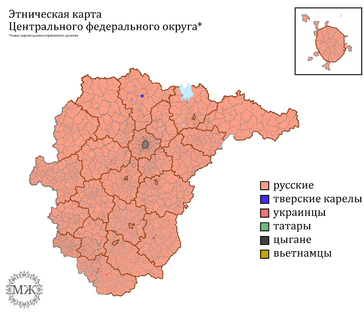 Новое административное деление России, часть 7: Центр | KapToMaHT | Дзен