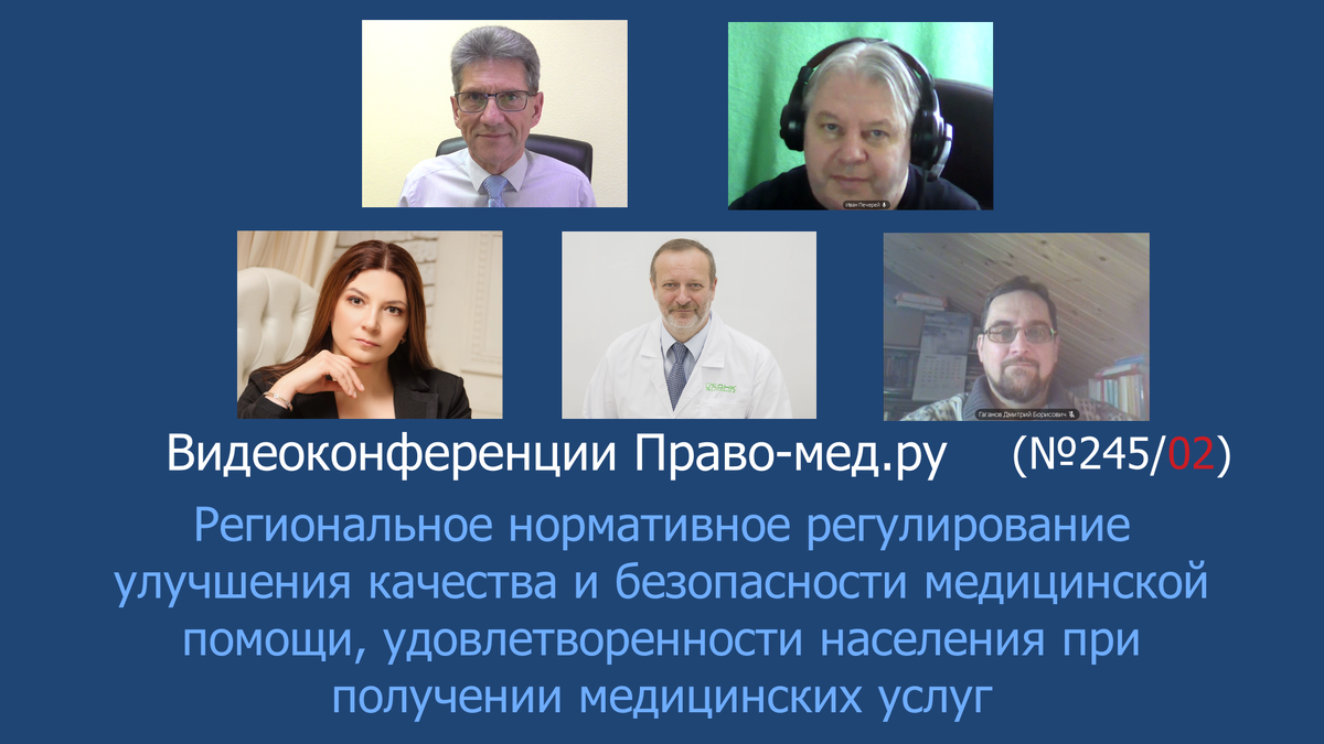 Видеоконференция Право-мед.ру от 16 января 2024 года