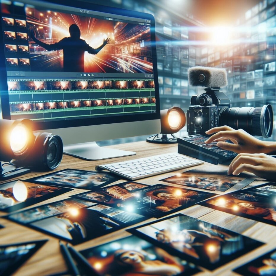 В школе видеомонтажа 6 дней тренинга и вы умеете делать ролик из слайд-шоу