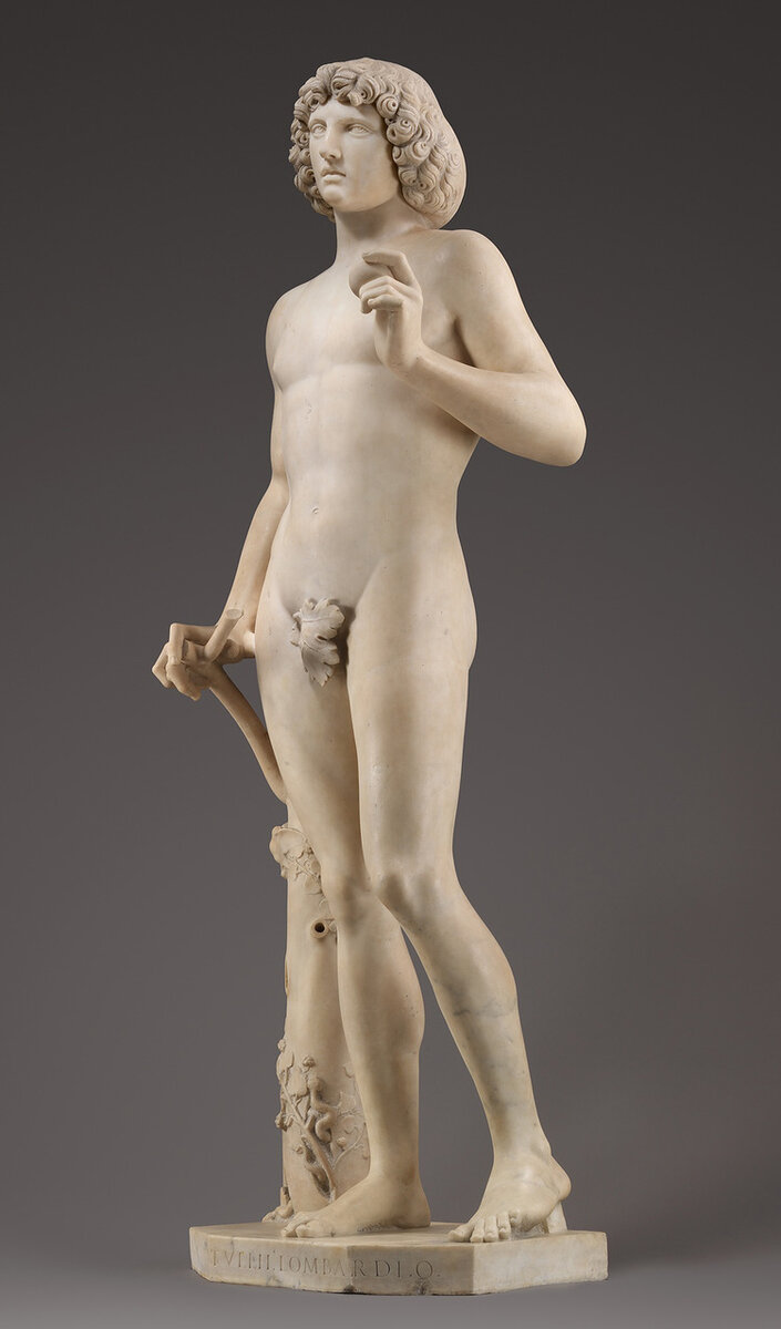  Туллио Ломбардо "Адам" (c.1490-95), после реставрации.