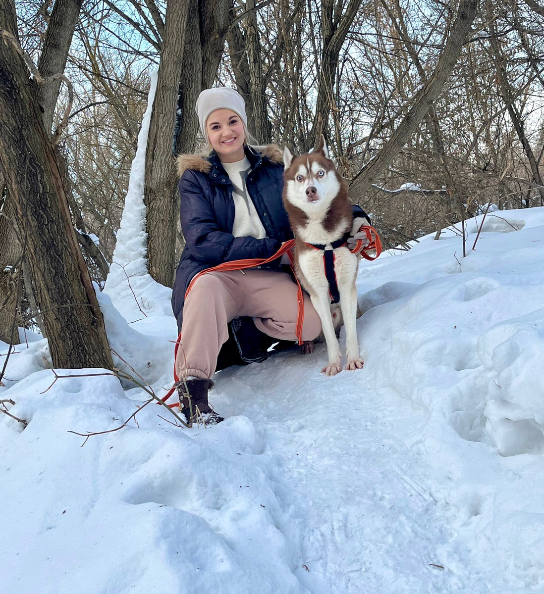 В лесу около дома…