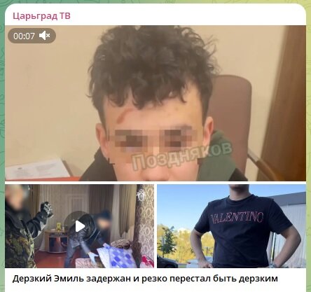 ФОТО: СКРИНШОТ TELEGRAM-КАНАЛА ЦАРЬГРАД