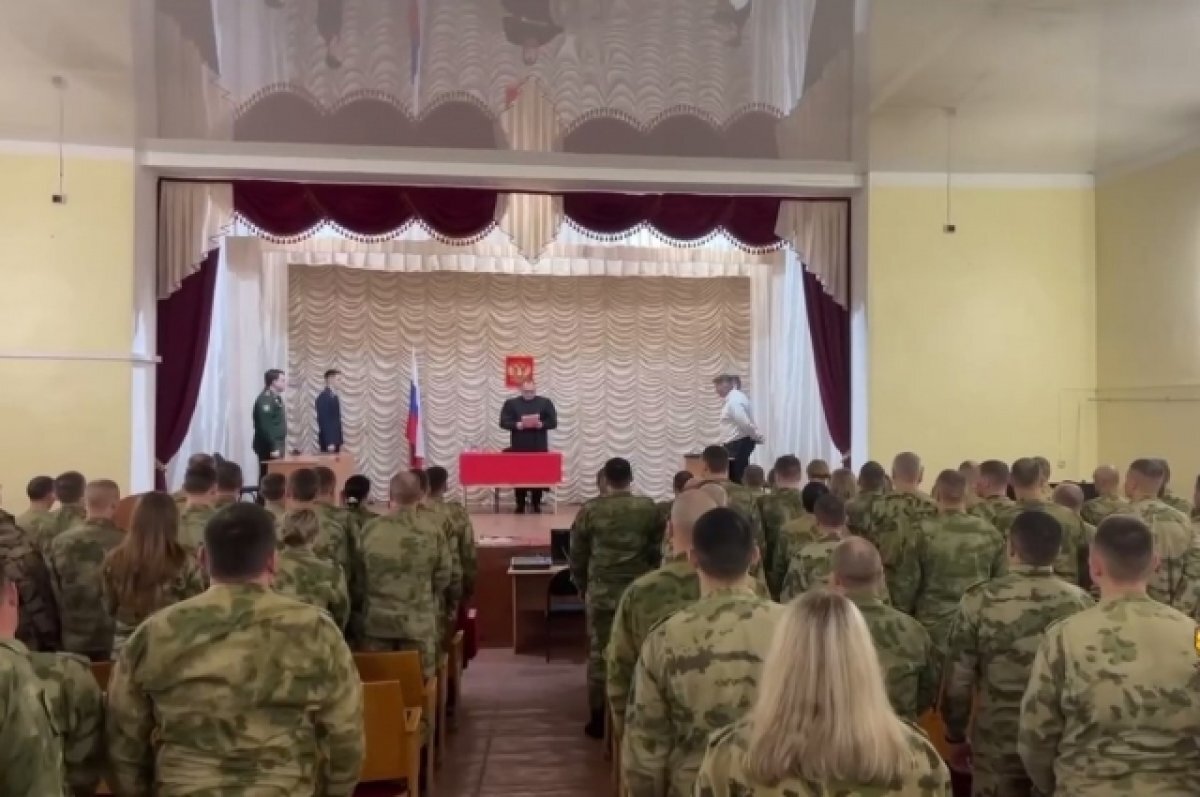    Судебное слушание в профилактических целях состоялось в присутствии военнослужащих.