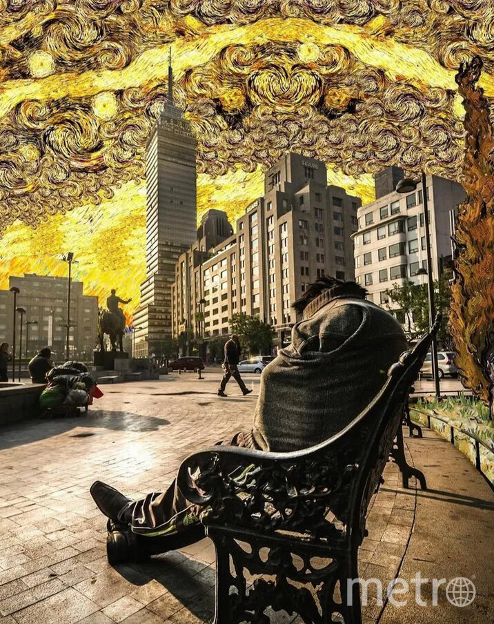    Мехико на закате.Соцсети @cizzabernal