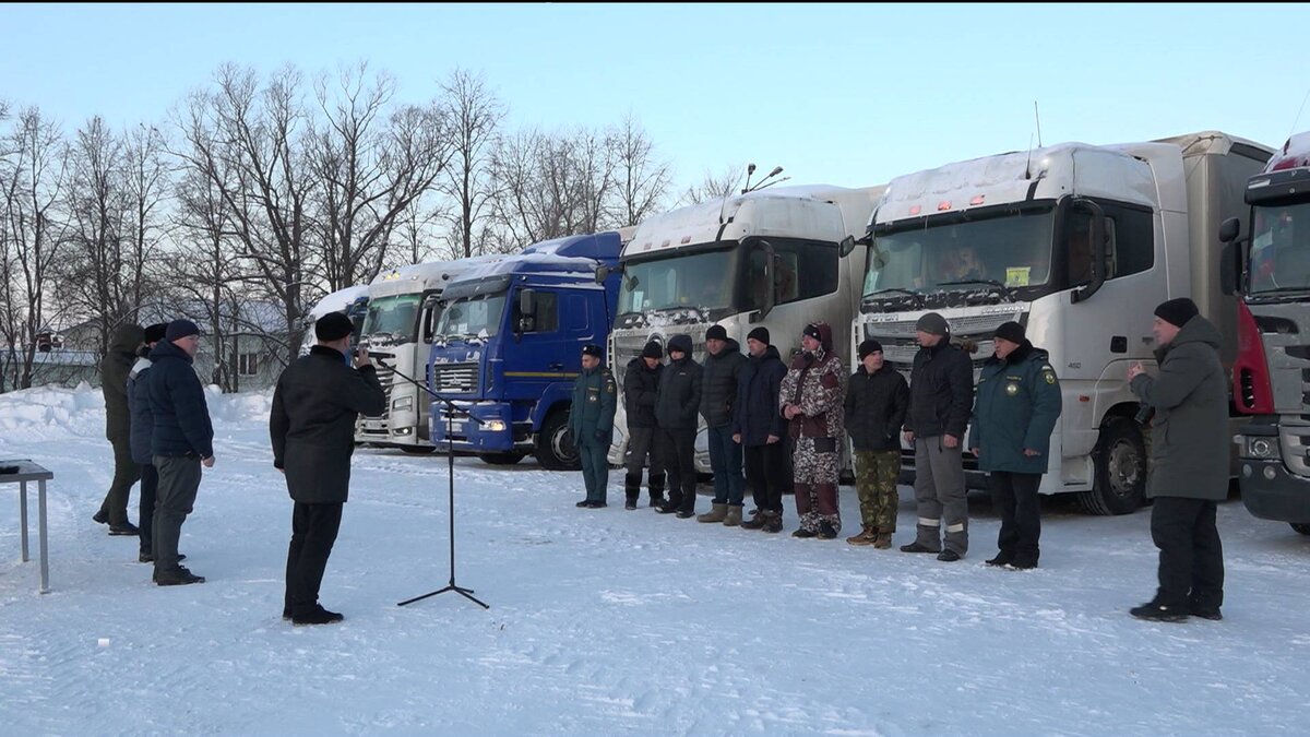    Первый в этом году гумконвой направили из Башкирии в зону СВО