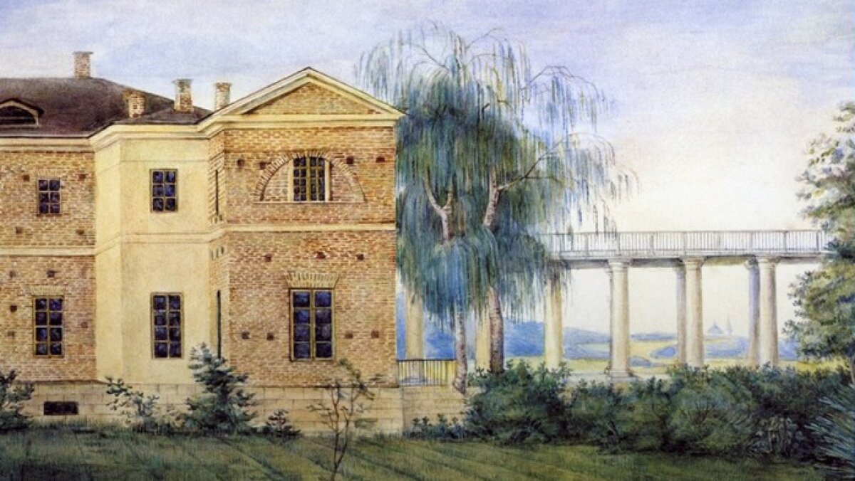 Вивьен де Шатобрен И.-Е. Усадьба Остафьево. 1817