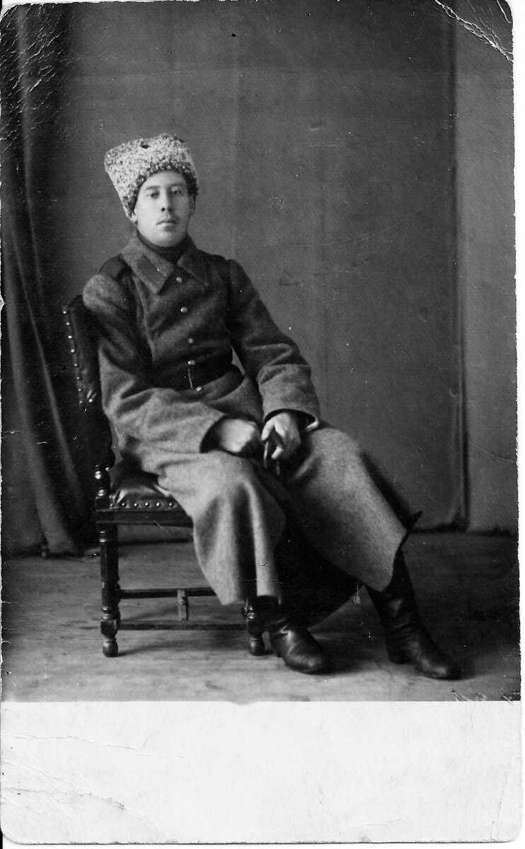 Ипполит Минеевич Бушков в Первую мировую войну. Новая фотография.