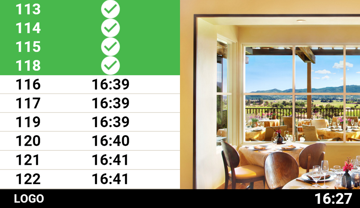 Пример электронной очереди в кафе с системой iiko