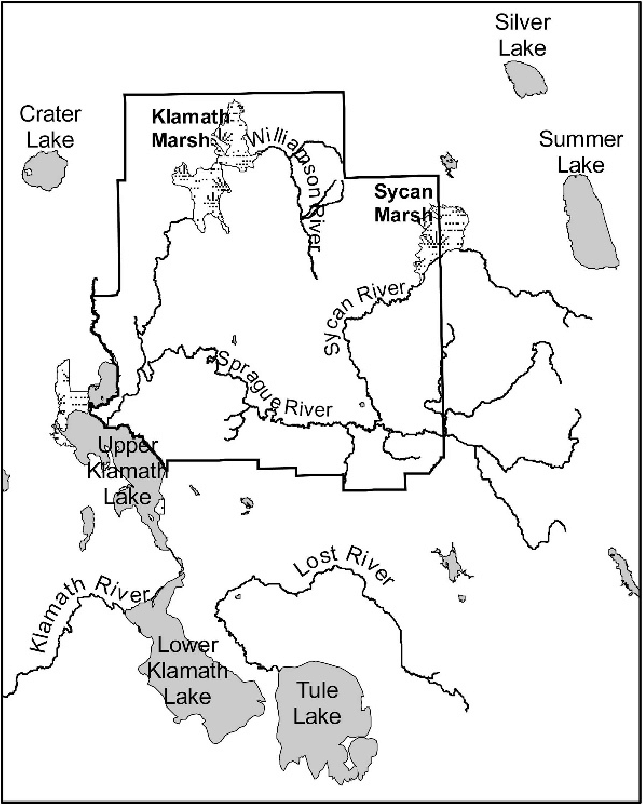 Территория кламатов.