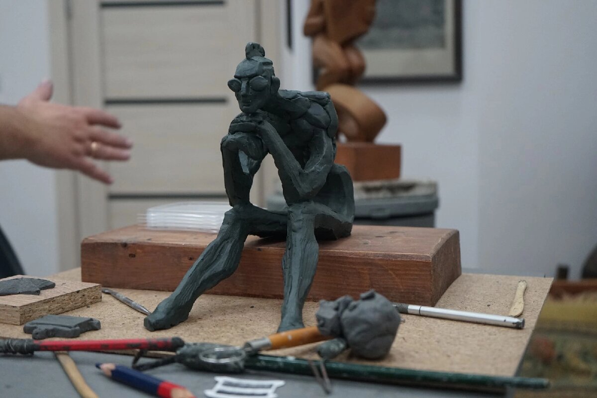 Мастерская скульптора Дмитрия Шавлыгина