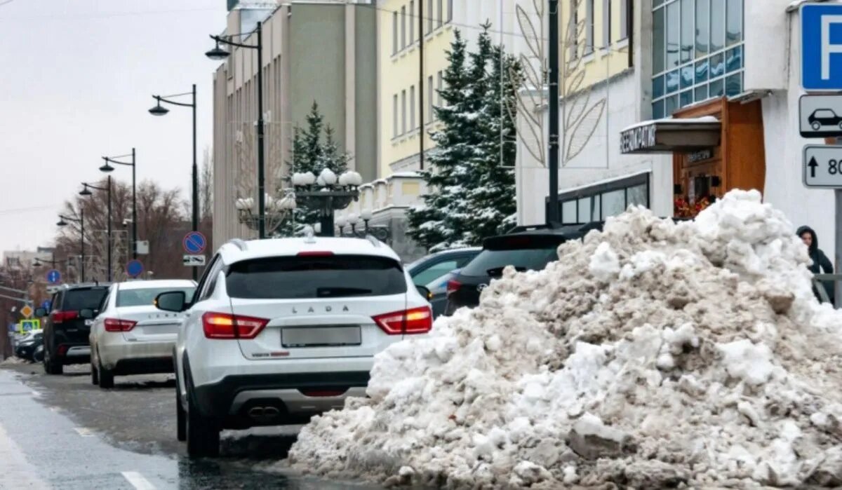 Снег на улице в Ростове. Источник: fedpress.ru Автор фото: Светлана Возмилова 