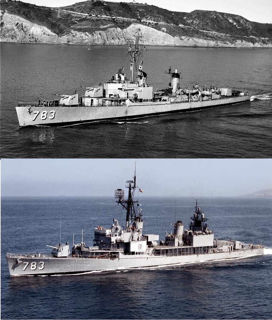  До и после; один и тот же корабль.