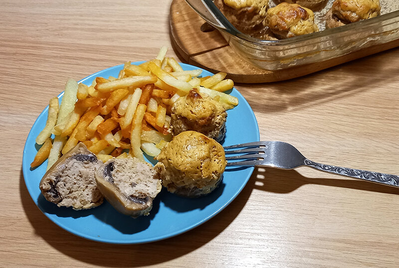 Фаршированные шампиньоны