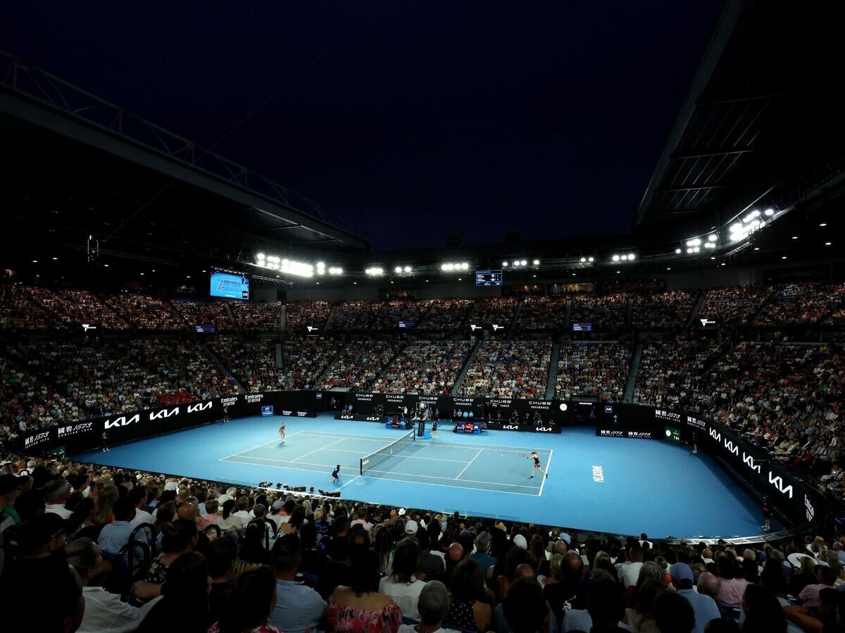    Корт Australian Open© Фото : Twitter Australian Open