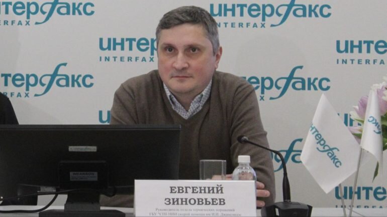    Руководитель отдела термических поражений НИИ скорой помощи им И.И. Джанелидзе Евгений Зиновьев. Фото: Мойка78