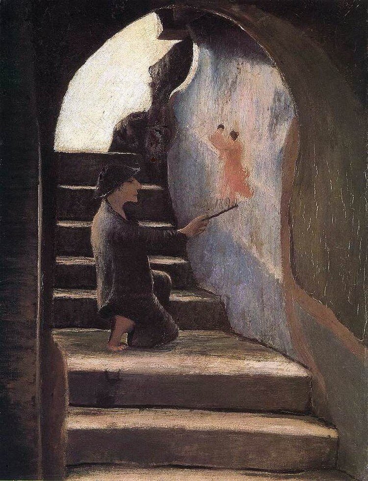 Юный художник, 1898 год.
