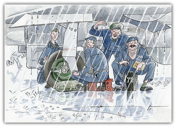  Рисунок художника Валерия Медведева.
